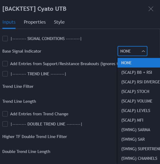 Indicator Entries