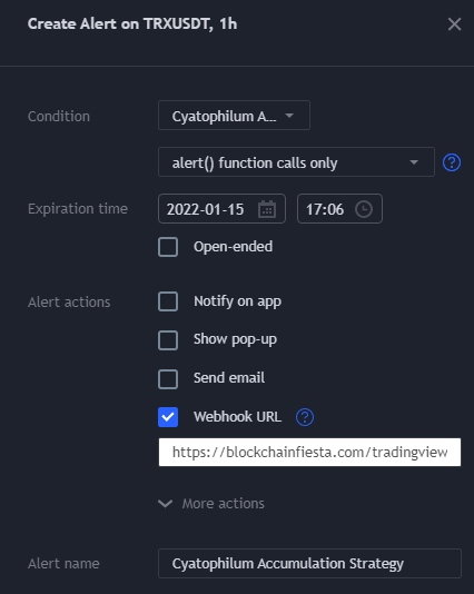Alert Settings