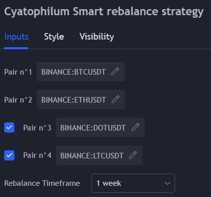 Input Settings