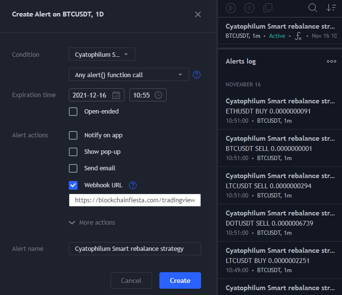 Alert Settings